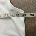 Lezmore White Lace Trim Sleeveless Tank Top Women’s Size Medium Photo 8