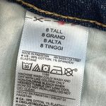 Old Navy  High Rise O.G. Straight Adley dark wash ripped knee jeans, size: 8 tall Photo 12