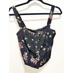 Olivaceous NWT hippie floral sleeveless crop top Photo 1