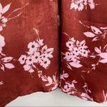 Lush Clothing NWT Lush Satin Mini Dress Sz Small Floral Print Keyhole Open Back Boho Photo 8