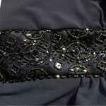 David's Bridal David’s Bridal Dark Navy Blue Sleeveless Bridesmaids Dress Gown size 4 Photo 6