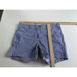 Old Navy  Every Day Summer Shorts Plaid Print Gingham Size 6 Blue White Check Photo 4