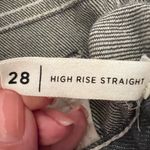 PacSun  High Rise Straight Black White Two Toned Denim Jeans Women Size 28 Photo 7