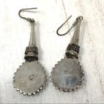 Lapis lazuli, 925 stamped vintage earrings Photo 11