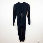 Free People NEW Movement Flash Forward Glitter Cut Out Back Jumpsuit M/L Black Photo 3