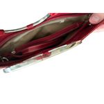 Cuoieria Fiorentina Red Leather Satchel Bag Round Handle Stylish Tote with strap Photo 11