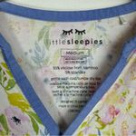 Little Sleepies Womens Bamboo Pajama Top Sz Medium Watercolor Blooms Purple Photo 12