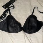 I am gia i.am.gia Black Leather Top Photo 2