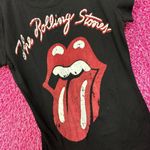The Rolling Stones Hot Lips Logo Women’s Rock Band Top M Photo 3