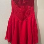 White Fox Boutique Red Corset Dress Photo 0