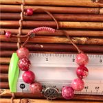 Silpada  Jasper & Cord Bracelet. Sliding clasp. Photo 3