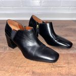 Vionic  Linda Heeled Shortie with Arch Support Croc Leather Side Zip Booties Photo 3