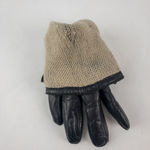 Grandoe Vintage Soft Black Vegan Leather Gloves Medium 7 Photo 15