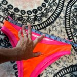 Neon Orange Pink Bikini Bottoms New Size undefined Photo 8