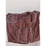 Nike SB Active Women’s XL Brown Cargo Capri Pants with Teal Contrast Stitching Y2K Photo 8