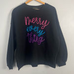 State of Mine  Merry Every Thing holiday sweatshirt size large Photo 0