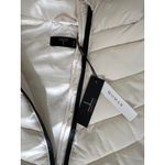 Tahari Hooded Puffer Vest Cream Quilted Zip Up Lightweight Women Size 2X New Photo 4