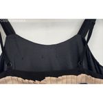 Lovepoint Beige/Black Thin Straps Pleated Maxi Formal Dress Photo 4