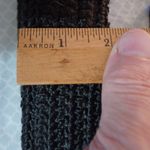 The Sak  Crochet Black  Shoulder Bag Purse 11 x 7 x 2 East West. Photo 4