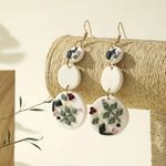Elegant Polymer Clay Drop Botanical Design for Daily Alloy Ear Hooks Earrings‎ Photo 13