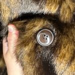 Pamela McCoy Faux Fur Light Dark Brown Color Snap Button Closure Jacket size 1X Photo 11