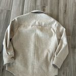 Lush Clothing Lush Stylish Beige Button-Up Jacket Photo 5