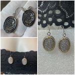 DSMK Two Toned S/S Necklace, Bangle & Dangle Earrings Set Gold Photo 6