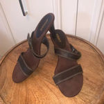 Aerosoles  Trot Around brown‎ leather heeled sandals 10M Photo 1