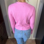 Universal Threads Women’s ribbed Pink Long Sleeve Sweater Photo 5
