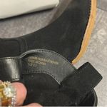 🖤Black Women Pointed Toe Low Heel Cowboy Booties•Size:9🖤 Black Photo 3