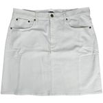 J.Crew  Denim mini skirt in white 32‎ BI723 NWT Photo 0