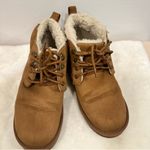 American Eagle outfitters Brown Suede Fur-Lined Boots! Size 10 Photo 3