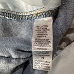 Democracy SZ 14 "Ab"technology Wide Leg Jeans Stretch Frayed Hem Hi-Rise Pockets Photo 7