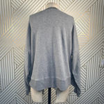 Madewell Mile(s) by‎  Gray Ruffle Sweatshirt Top Photo 9