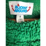 Rockin' Around Christmas Faux Fur Plush llama Sequined Pullover Sweater Photo 3