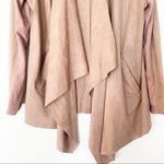 BLANK NYC  Soft Faux Suede Drape Jacket Medium M Photo 5