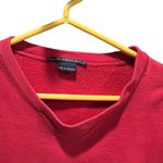 Ralph Lauren Sport Red Cropped Long Sleeved V Photo 1