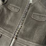 J.Crew Green Military Wool Brass Button Jacket Photo 3