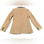 Merci Jrs Corduroy Beige White Trim Blazer Size 11 70s Eclectic Preppy Academia Tan Photo 1