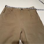 Doncaster  Signature Women SZ 8 Khaki Pants Five Pockets Stretch‎ Vintage Classic Photo 2