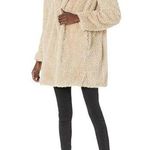 Kenneth Cole Women's Fuzzy Faux-Fur Teddy Jacket Coat in Beige Size Medium Photo 0