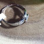 CZ Claddagh sterling silver Irish ring size 8 Silver Photo 3