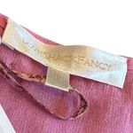 Love Shack Fancy  Drella Mini Dress Pink Lace Trim Short Sleeve Size 00 Women's NWT Photo 13