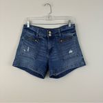 Kut From The Kloth Blue Denim Patch Pocket Shorts Size 2 Women's Photo 1