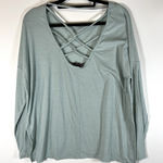 Betsey Johnson Performance Blue Womens XL Casual Pullover Top Athletic Yoga Photo 0