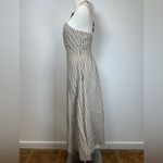 Steve Madden ‘Mary Beth’ Pinstripe Sleeveless Dress Cotton Linen Women’s Size XS Photo 4