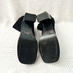 MIA Vintage Black Nylon Stretch Square Toe Platform 90s Y2K Mid Calf Boots 9 Photo 8