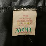 Avon Mode Fashions Black Sexy Bodysuit Teddy Silky Satin 36 Small Photo 5