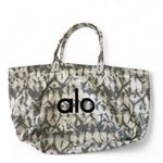 Alo Yoga  Black and Gray Tie-Dye Tote Bag Photo 2