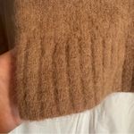 Everlane The Alpaca Cropped Crewneck Sweater Sz XS Camel Minimal Merino Wool Photo 4